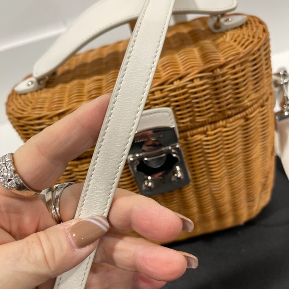 Miu Miu Basket Tote 2-Way Bag (Jb1091) - image 5